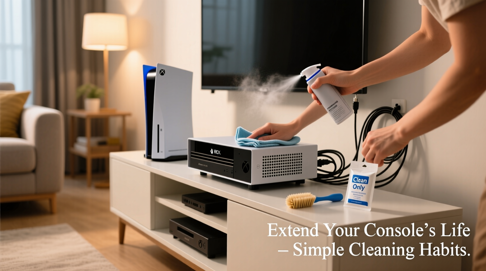how to extend the life of your gaming console with simple cleaning habits