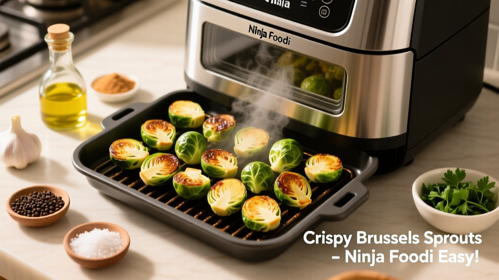 Best Brussels Sprouts Recipe for Ninja Foodi (Crispy & Easy)
