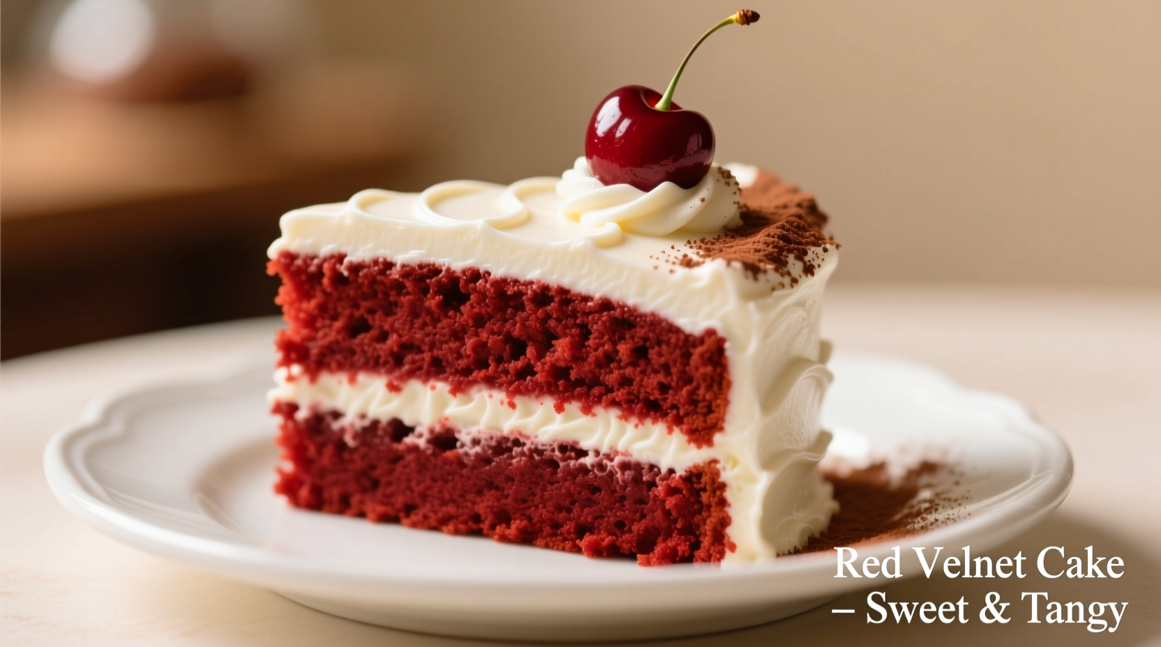 what flavor is red velvet cake