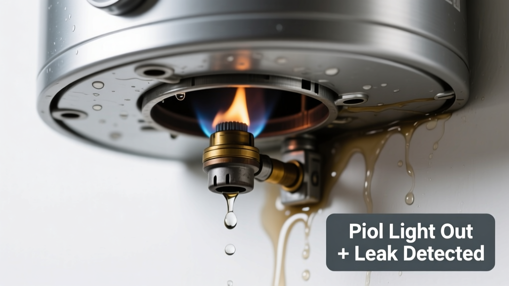 Water Heater Pilot Light Out & Leaking Water: Quick Diagnosis