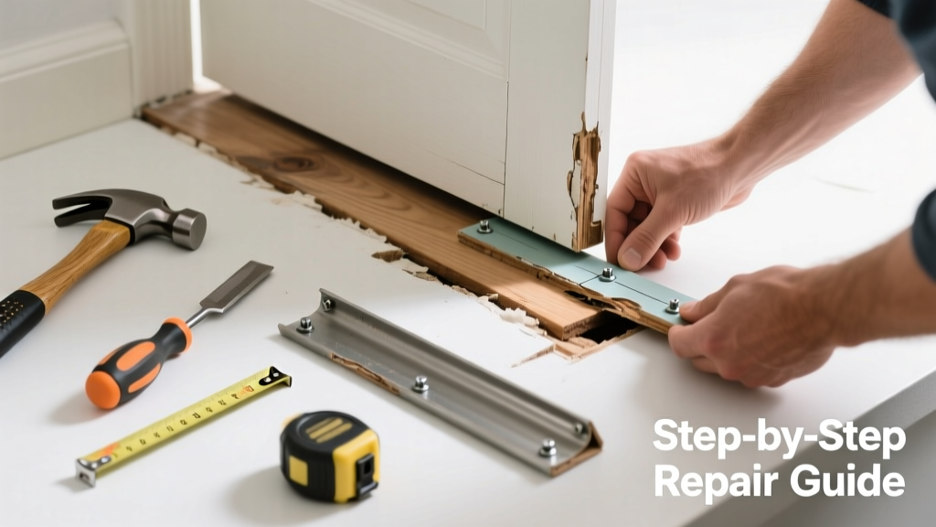 How to Replace a Worn Door Threshold Part
