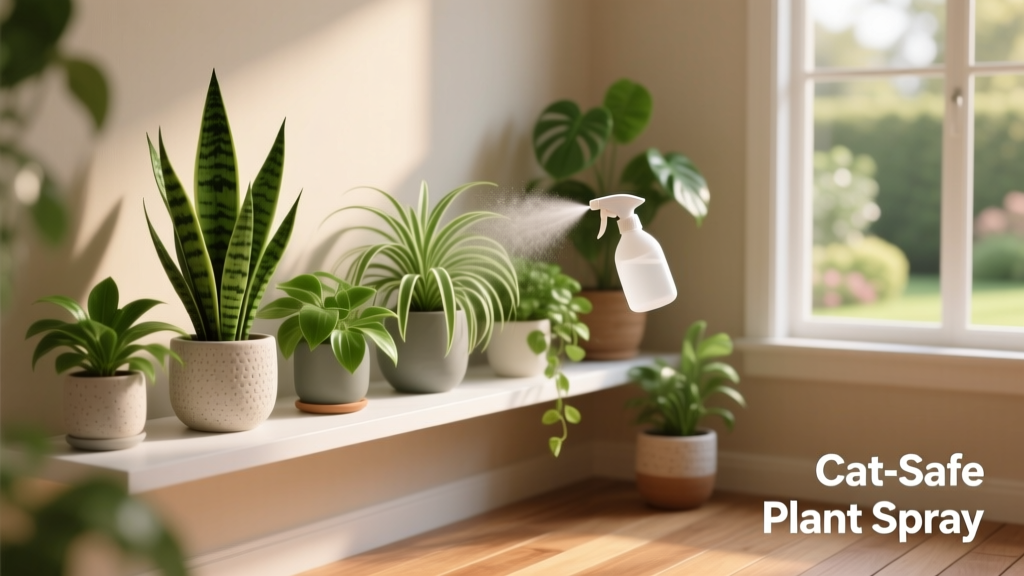 Cat-Safe Plant Rinse Before Bringing Indoors
