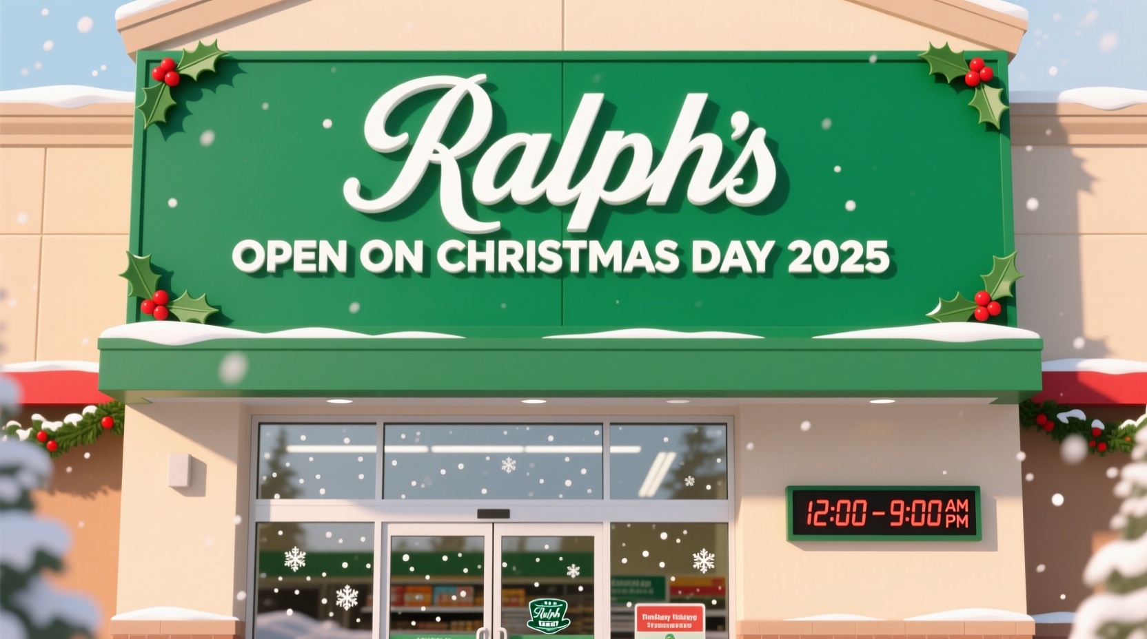 is ralphs open on christmas day 2024