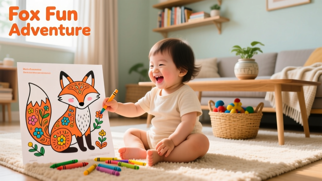 Interesting Fox Coloring Pages Your Toddler Will Love: Developmentally Smart Designs for Ages 2–4