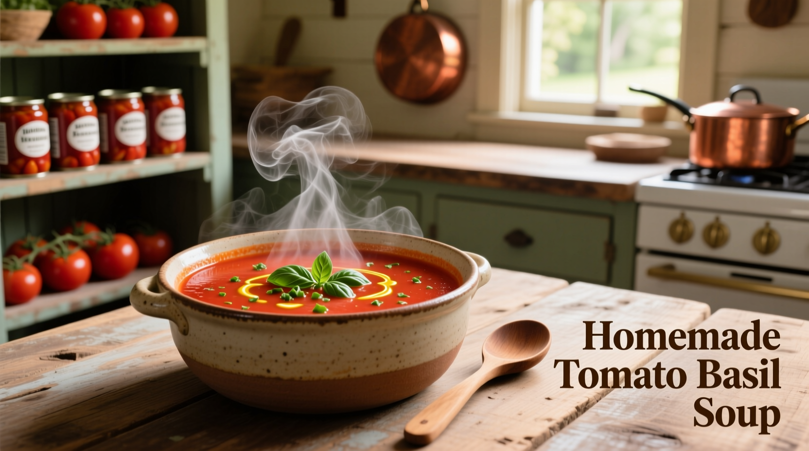Perfect Tomato Basil Soup with Canned Tomatoes Recipe