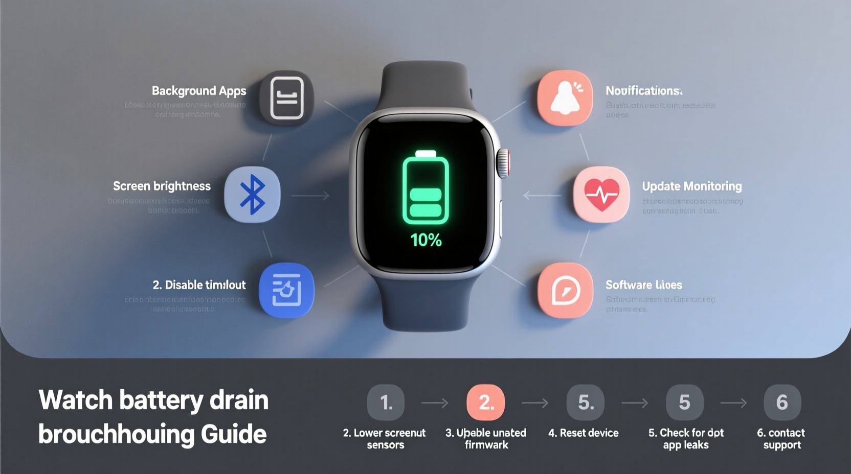 why is my smartwatch battery draining so fast overnight fixes