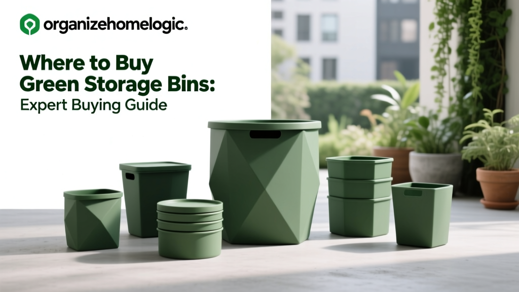 Where to Buy Green Storage Bins: Expert Buying Guide
