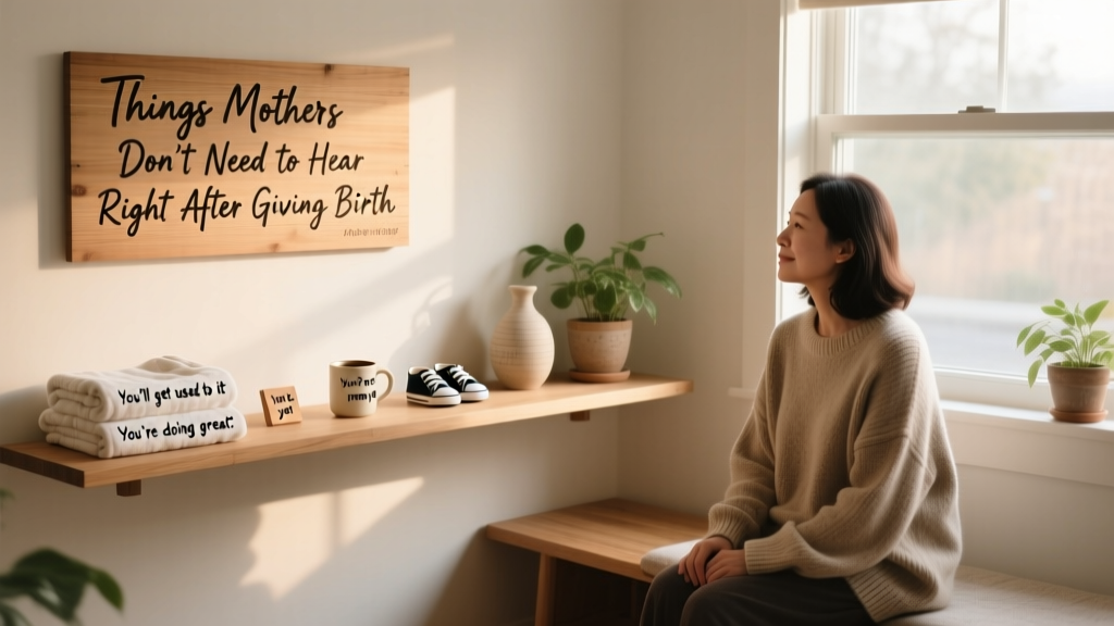 What Mothers Absolutely Do Not Need to Hear Right After Giving Birth (And What to Say Instead)