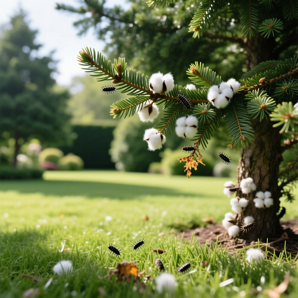 Identifying & Treating Hemlock Woolly Adelgid on Evergreens