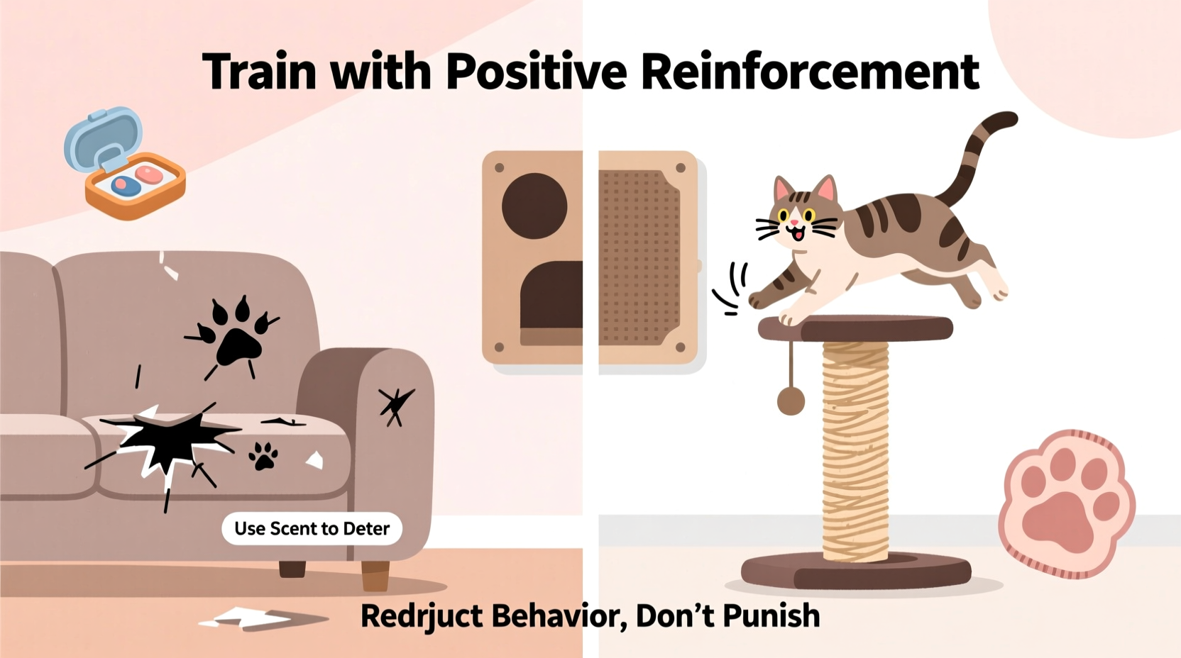 how to train your cat to stop scratching furniture without resorting to declawing