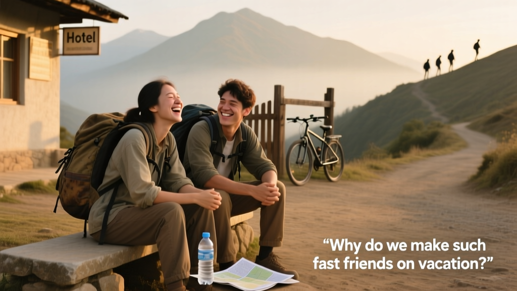 Why Do We Make Such Fast Friends On Vacation? The Science, Sociology, and Real-World Backpacker Evidence