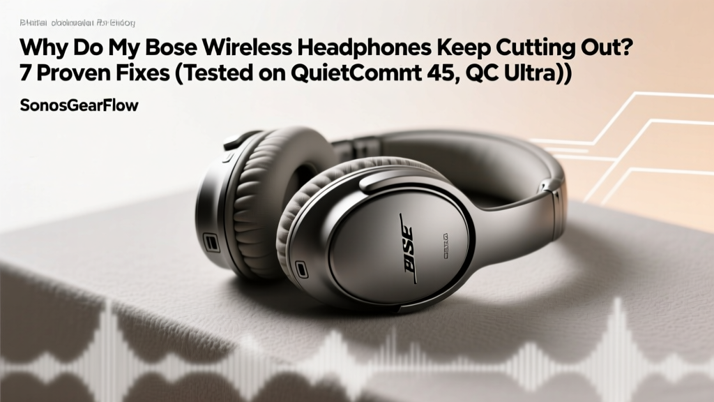 Why Do My Bose Wireless Headphones Keep Cutting Out? (2026)