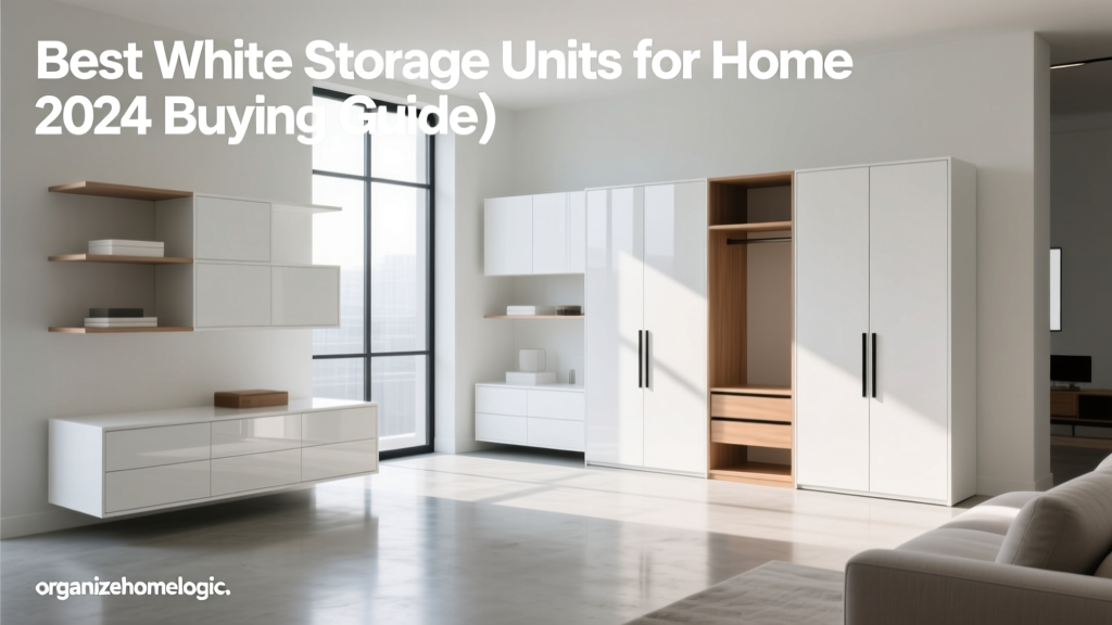Best White Storage Units for Home (2024 Buying Guide)