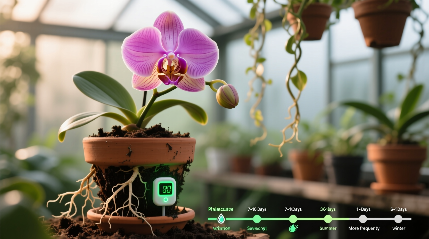 cada cuanto se riegan las orquideas