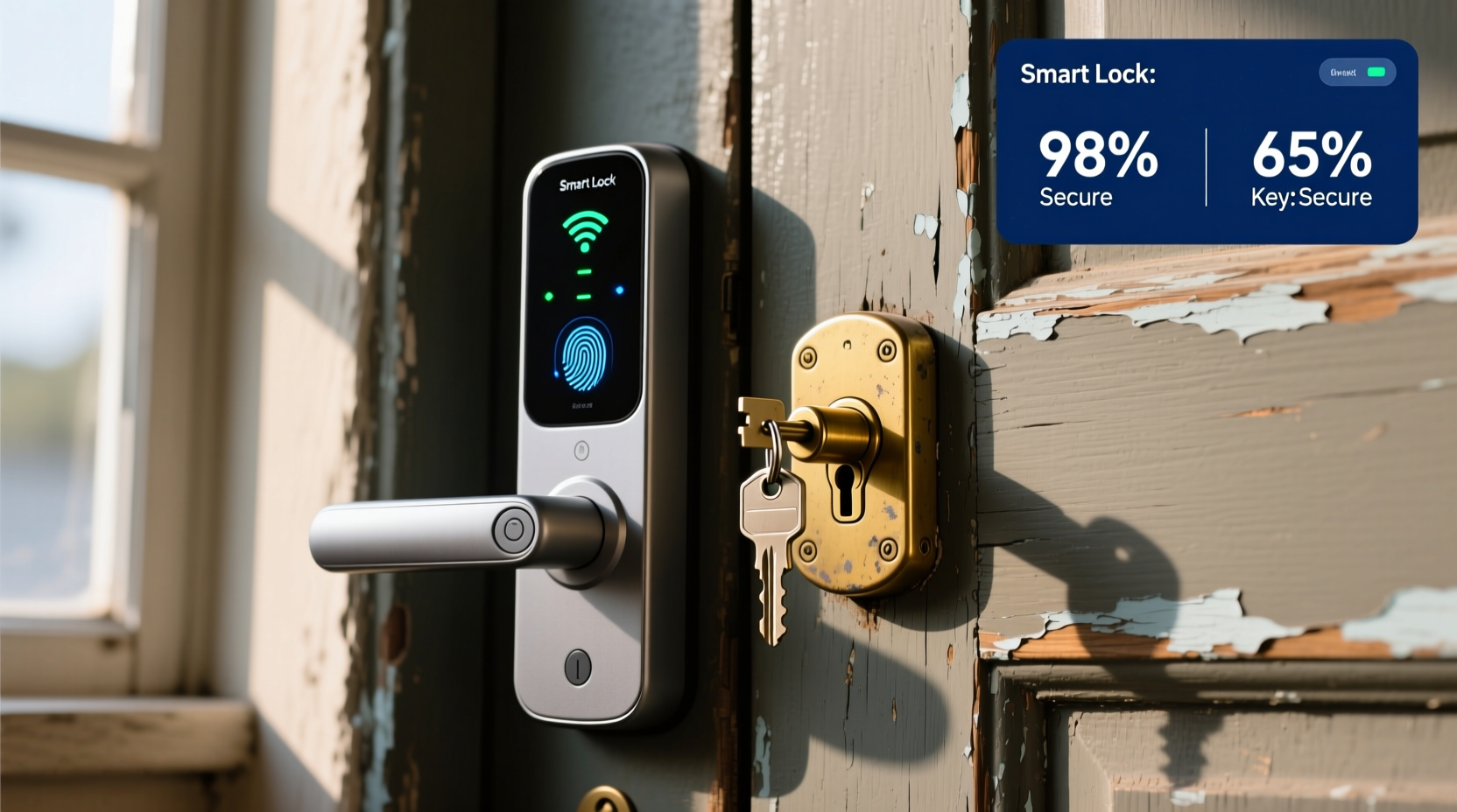 smart lock vs key lock which is safer for home security