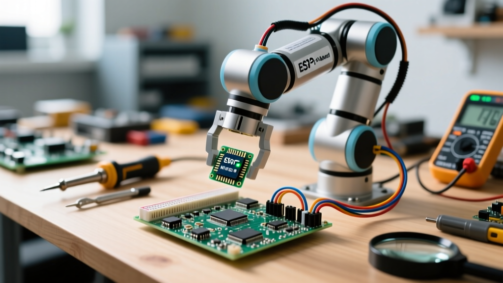 How to Build a Robotic Arm: ESP32 IoT Control Guide