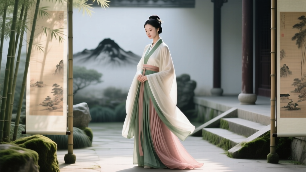 Decoding Hanfu Styles in Classic Chinese Scroll Art