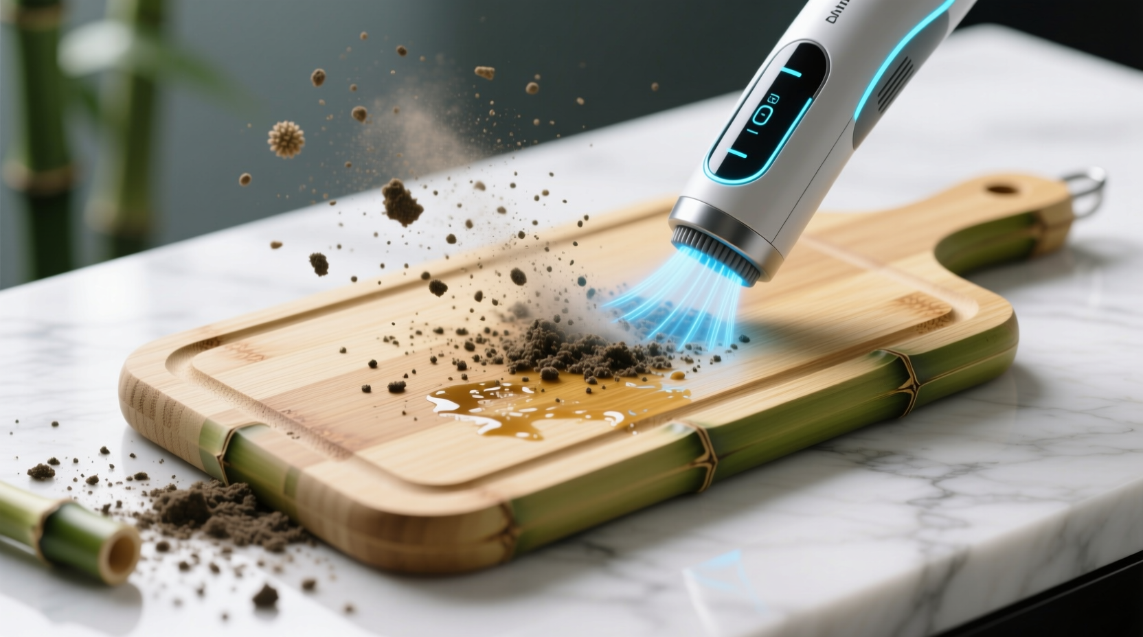 eco friendly bamboo board deep clean