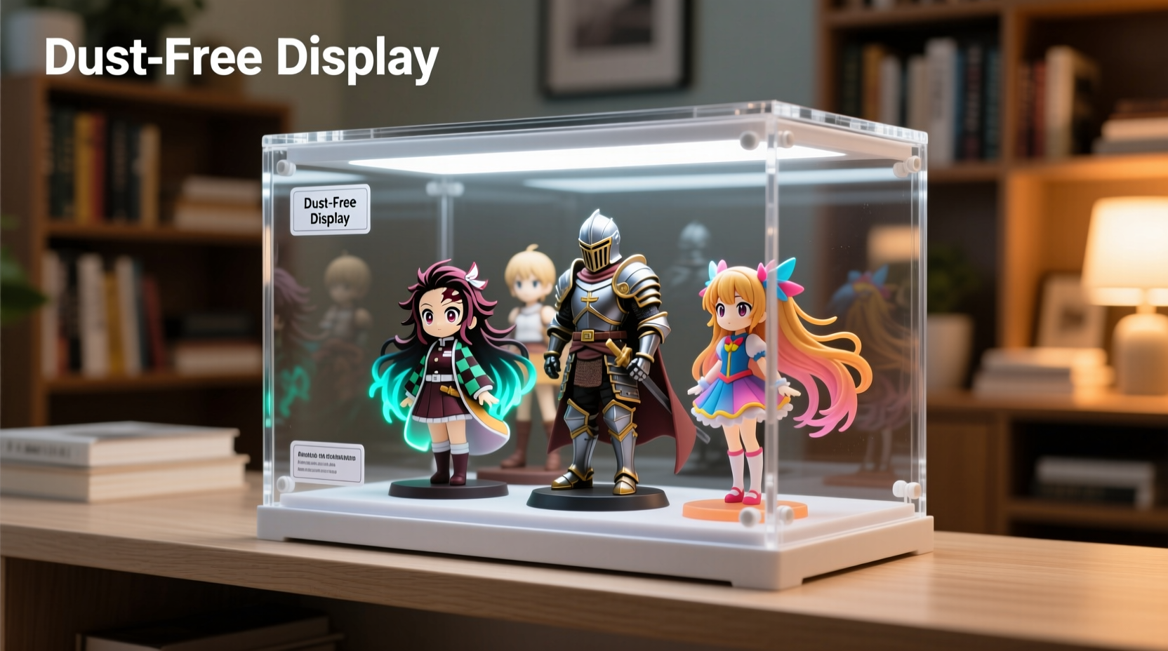 how to choose the right anime figure display case to protect your collection from dust