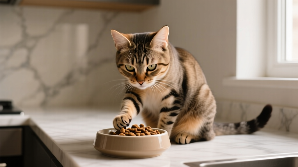 Cat Dry Food Behavior: What It Reveals About Stress