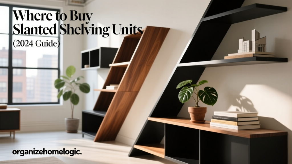 Where to Buy Slanted Shelving Units (2024 Guide)