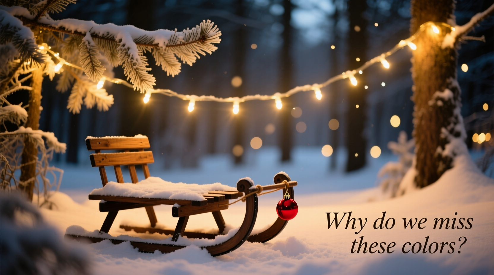 why do people get nostalgic about specific christmas light colors