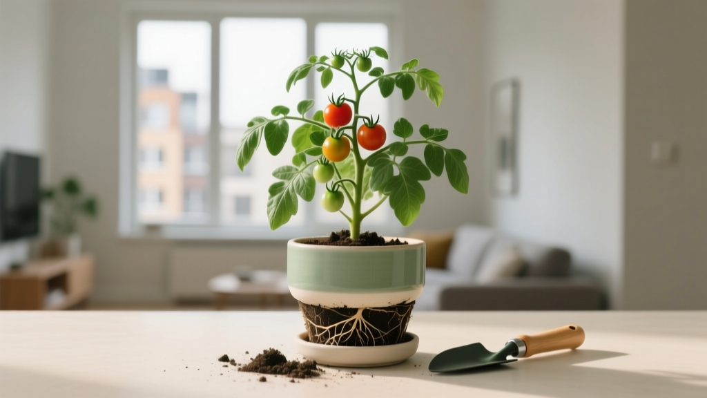 Indoor Tomato Plant Fertilizing & Repotting Guide