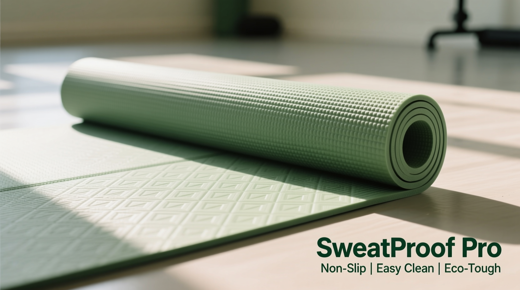 best non slip yoga mat for sweaty workouts and easy cleaning