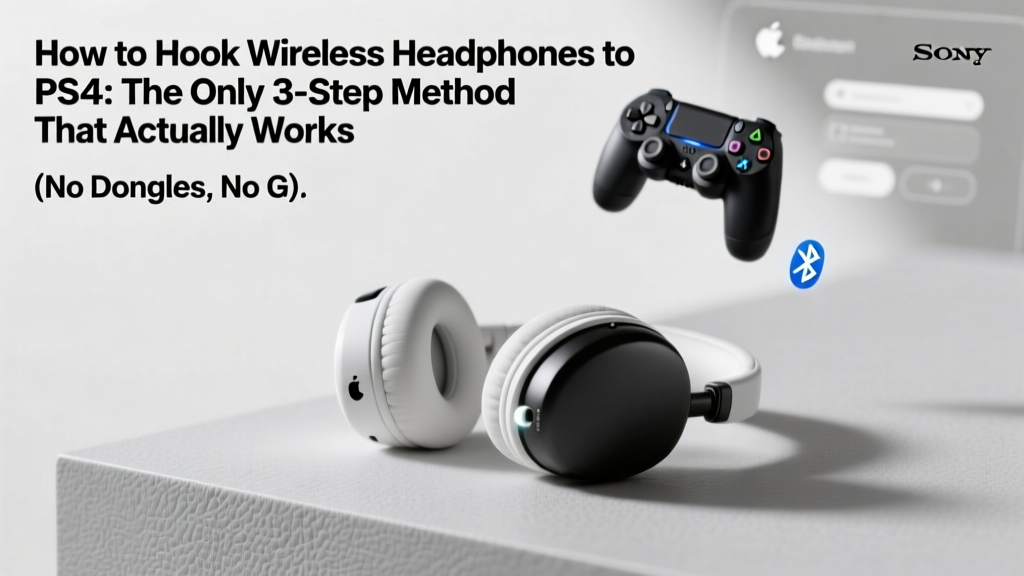 How To Hook Wireless Headphones To Ps4 (2026)