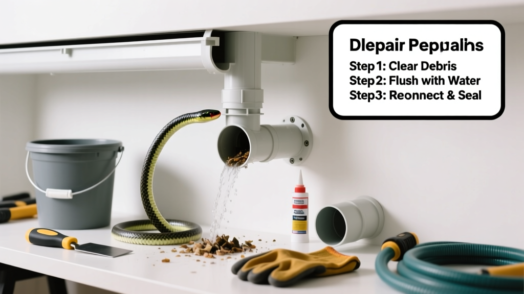 Fix a Clogged Gutter Downspout: Quick Repair Guide
