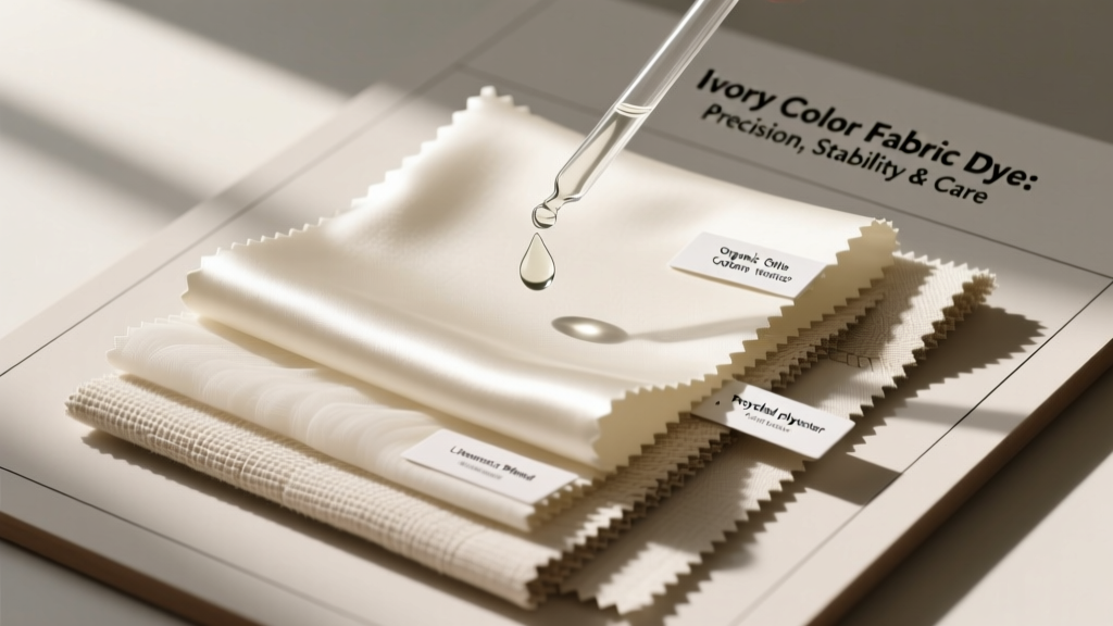 Ivory Color Fabric Dye: Precision, Stability & Care