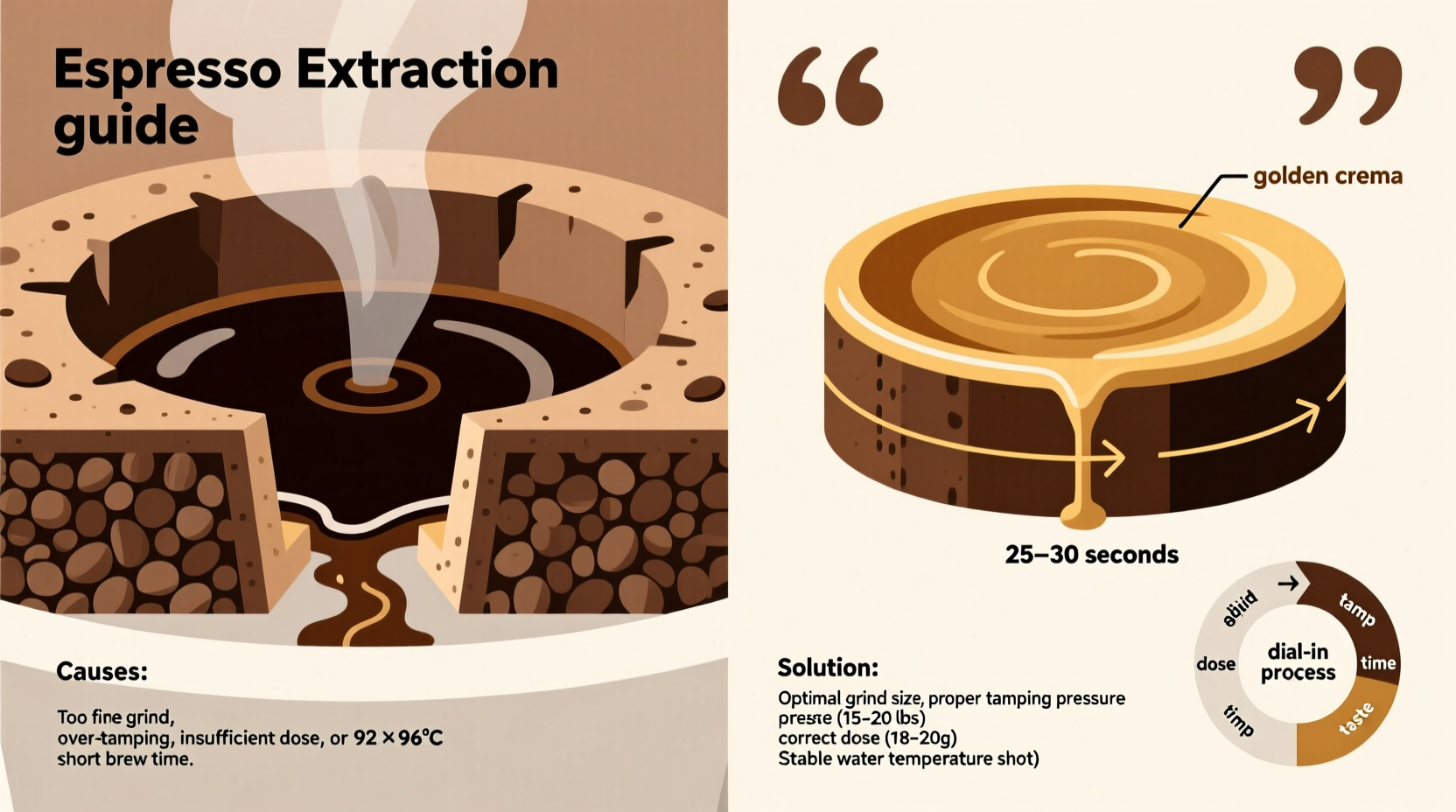 why is my espresso puck soupy and how to dial in the perfect shot every time