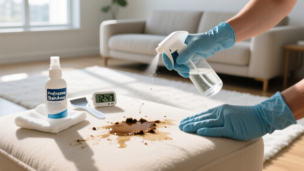 Easy & Proven: How to Get Feces Out of Upholstery