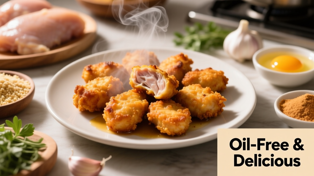 Air Fry Ground Chicken Nuggets: Crispy, Juicy & Oil-Free