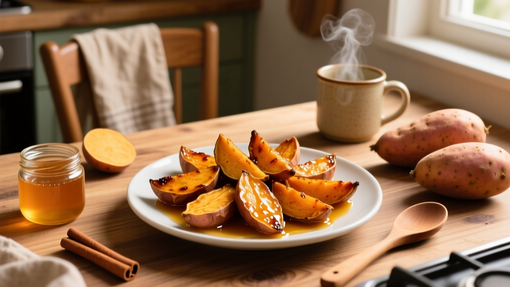Honey Sweet Potato Air Fryer Recipe (Crispy & Healthy!)