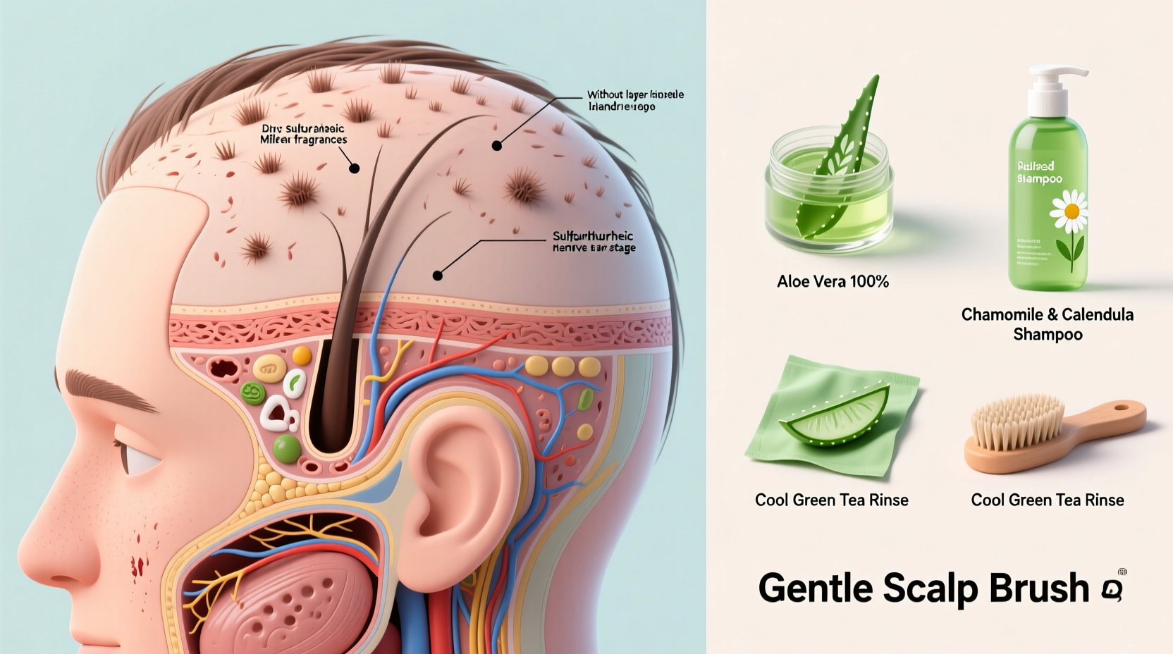 causes of itchy scalp with no dandruff and gentle remedies that help