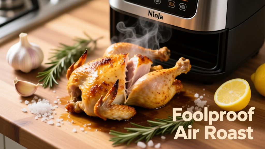 Air Roast Chicken Breast in Ninja Foodi: Crispy & Juicy