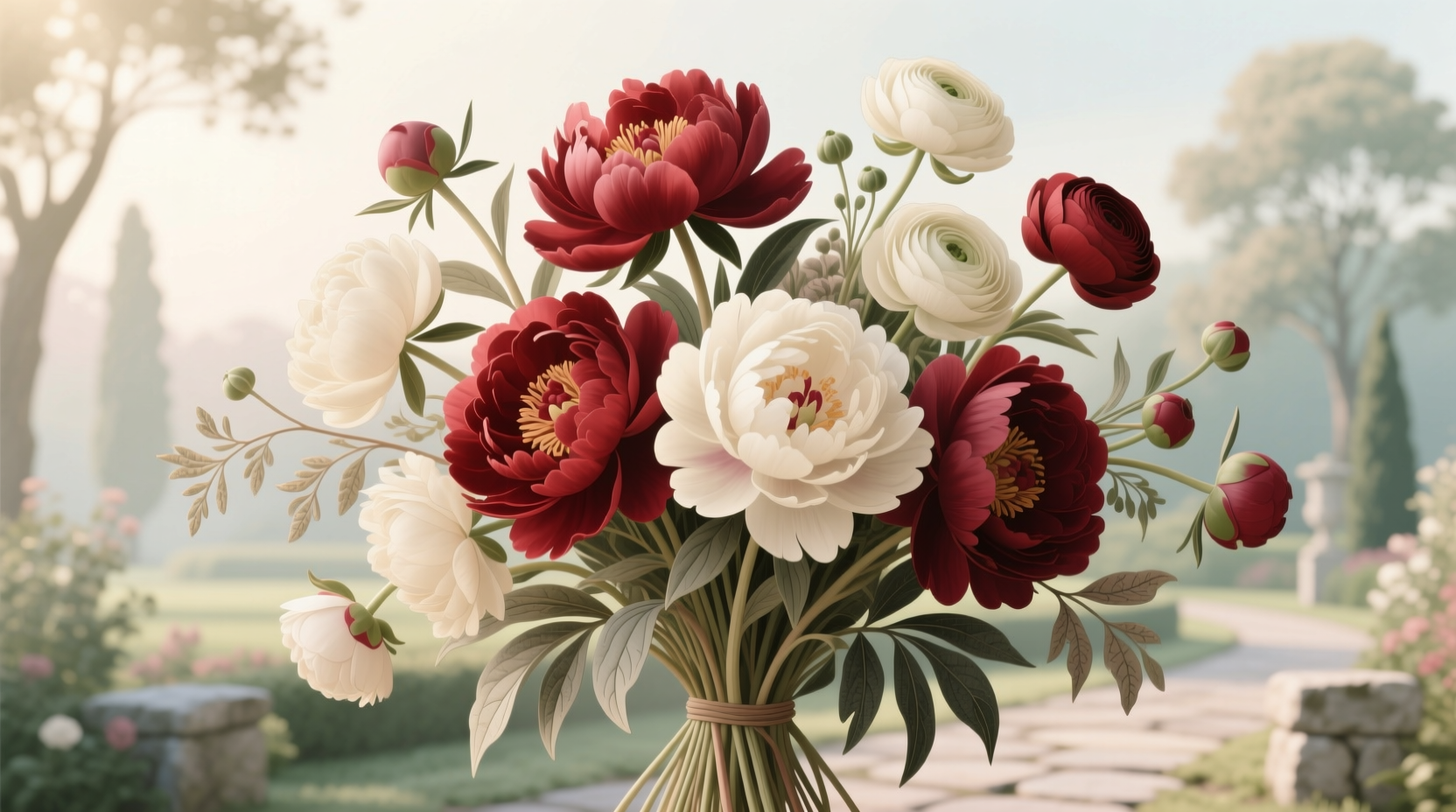 flowers with two colors
