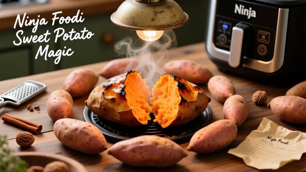 Perfect Baked Sweet Potatoes in Ninja Foodi