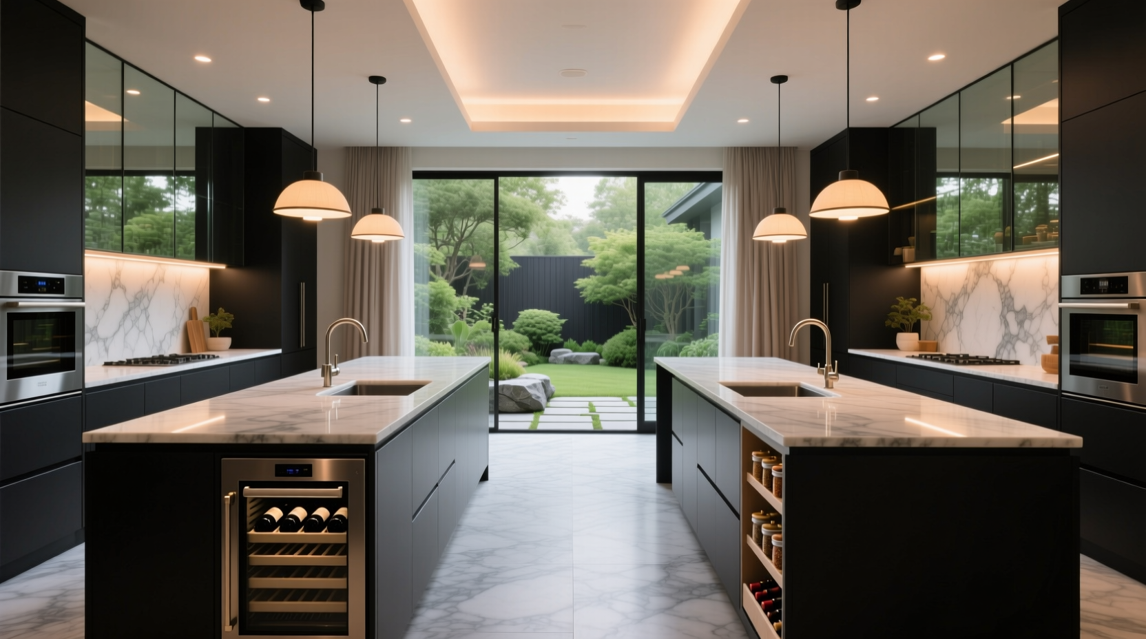 double island kitchen