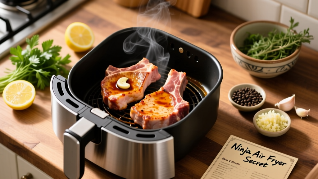 Crispy & Juicy Ninja Air Fryer Pork Chops