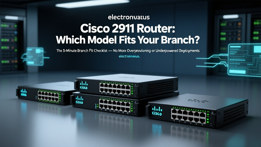 Cisco 2911 Router Which Model Fits Your Branch? The 5-Minute Branch Fit Checklist — No More Overprovisioning or Underpowered Deployments