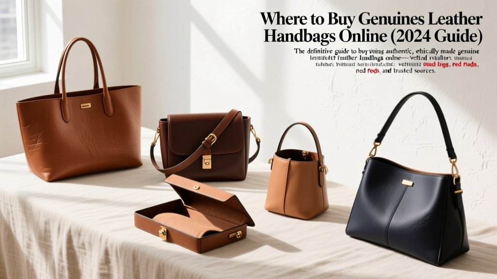 Where to Buy Genuine Leather Handbags Online (2024 Guide)