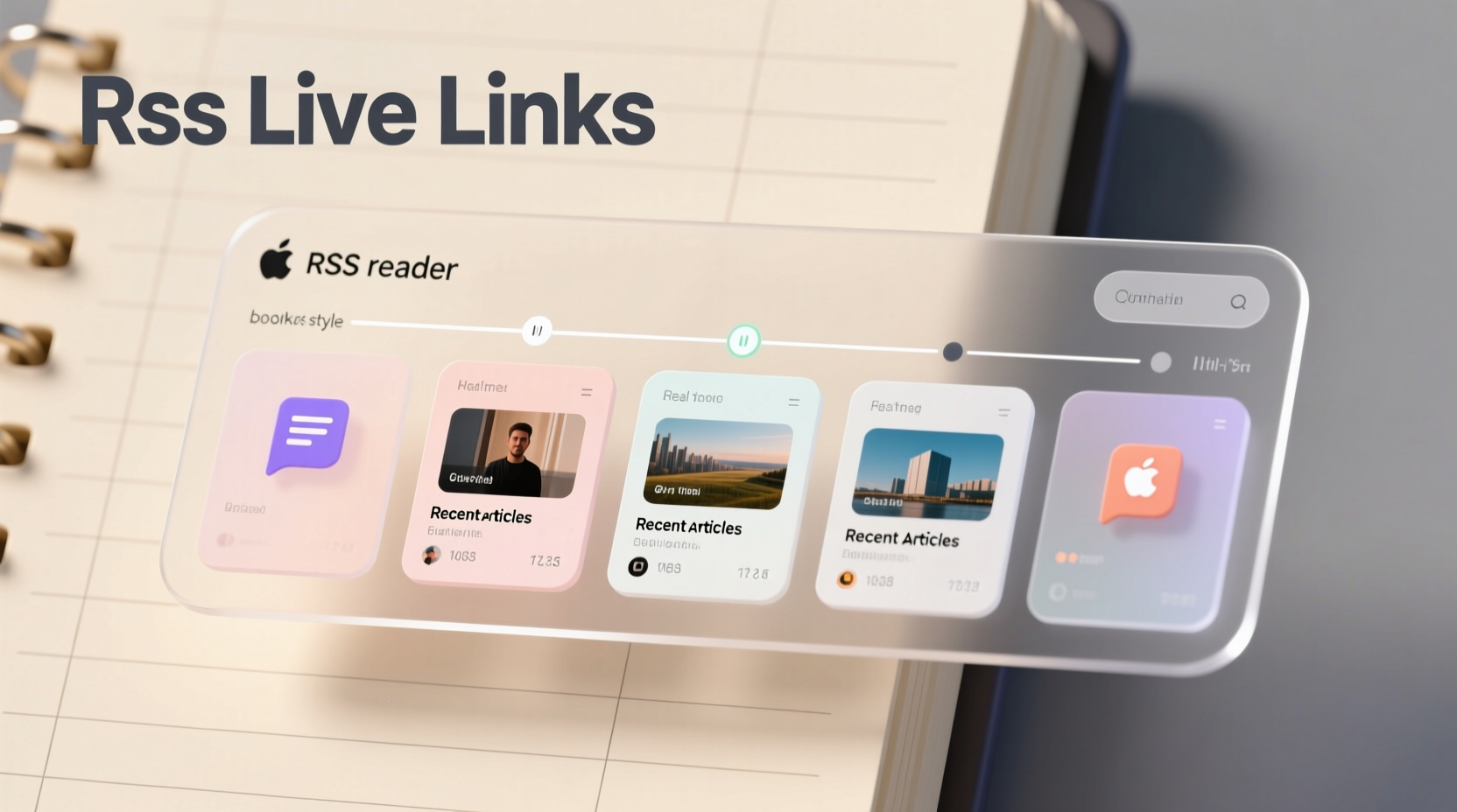 RSS Live Links is a live bookmarks style RSS reader for efficient feed consumption