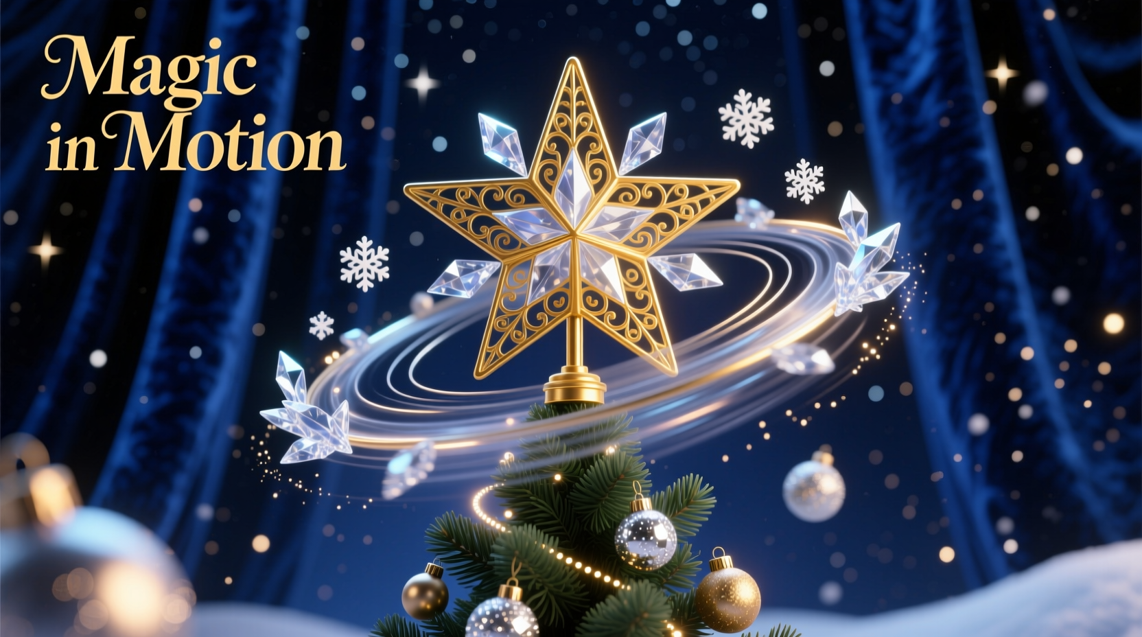 kinetic tree topper with spinning elements do they enhance the magic