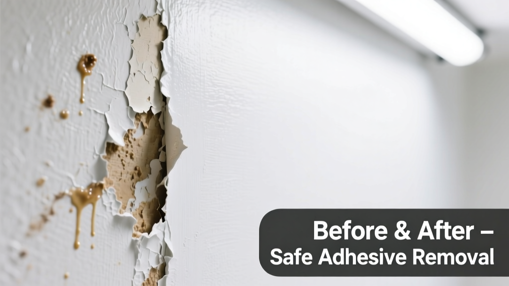 How to Remove Carpet Adhesive from Painted Wall Safely
