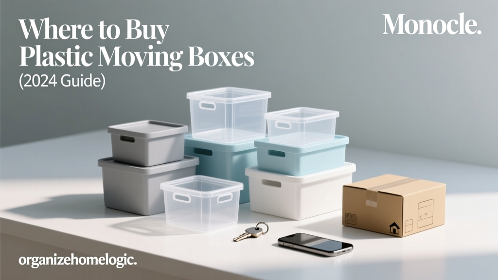 Where to Buy Plastic Moving Boxes (2024 Guide)