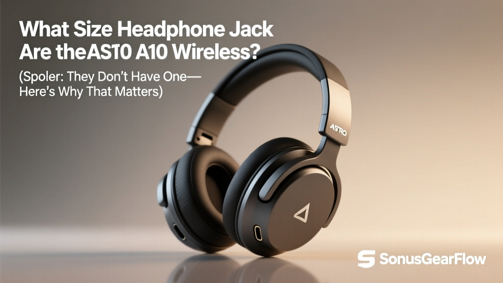 ASTRO A10 Wireless Headphone Jack Explained