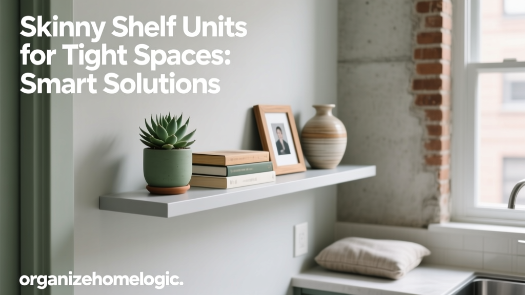 Skinny Shelf Units for Tight Spaces: Smart Solutions