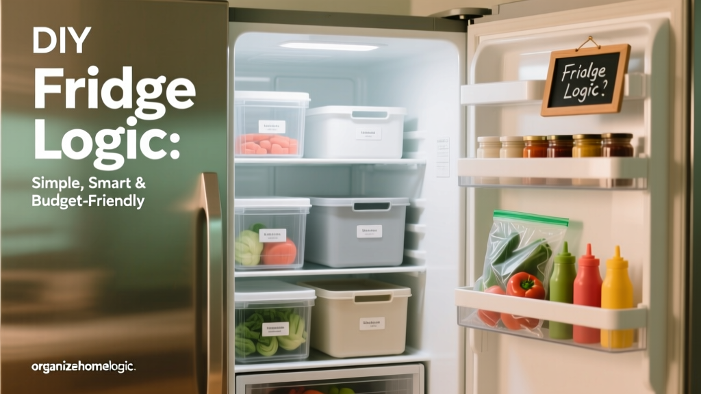DIY Fridge Organization: Simple, Smart & Budget-Friendly